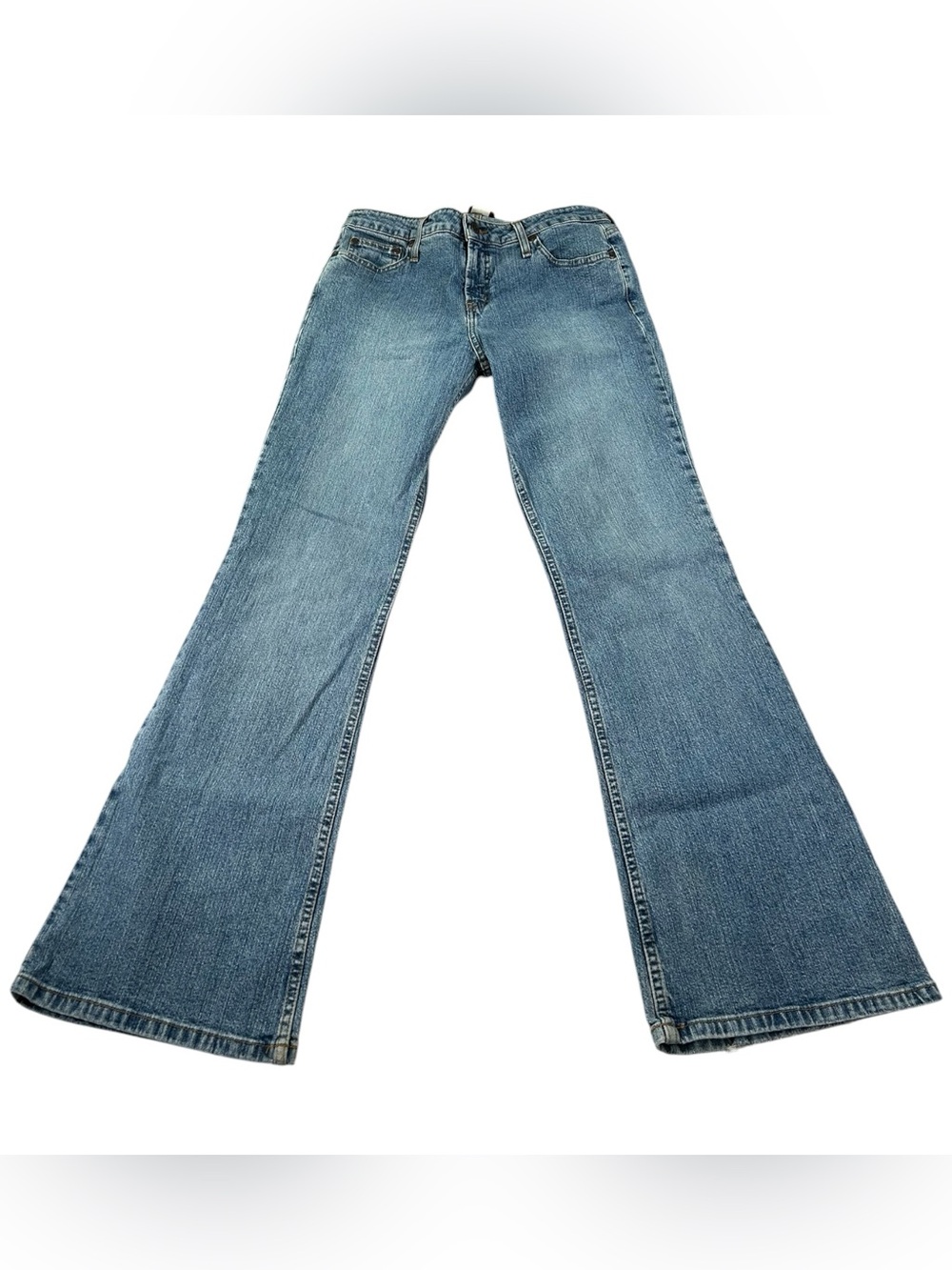 Vintage Y2K Aéropostale Low Rise Flare Jeans Women’s 11/12 Medium Wash 2000s